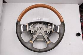 5je181j8ao Dodge Good Cond 2004-09 Light Slate Ram 1500 Aspen Wood Leather Steering Wheel