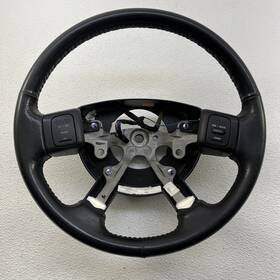5je191dvah Dodge 06-08 Ram 1500 Leather Wrapped Steering Wheel With Cruise Oem Dk Slate Gray