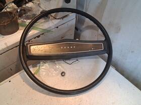 63388 Dodge 1971 - 1977 Van Steering Wheel B100 B200 Black Sportsman Tradesman 71-77