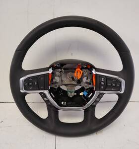 7fg951x7ad Dodge Oem Leather Heated Steering Wheel For 2019-2024 Ram 1500