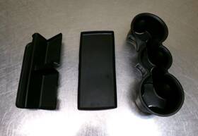 L0068537aa Dodge Ram06-09 Business Center Console Cup Holder Rubber Insert Set
