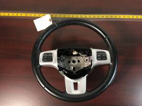 P1wc23dx9ae Dodge 2011-2017 Caravan Steering Wheel Wrapped Cruise And Voice Controls Oem