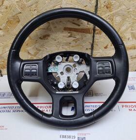 1026696 Dodge Truck Oem 2013-2018 Ram 1500 Steering Wheel Black With Cruise Control Factory 2500