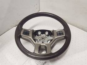 235.ch8m18 Dodge Truck Heated Brown Leather Steering Wheel With Buttons From 2018 Ram 1500 11202116