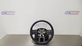 235.ch8o12 Dodge Truck 12 Ram 3500 Laramie Steering Wheel Black Leather Heated