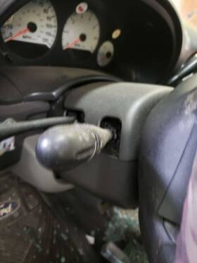 238-03034a Dodge Truck Steering Column Shift Tilt Black Key Fits 05-07 Caravan 713347