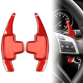 Dreamhighh 612345324958 Steering Wheel Shift Paddle Shifter Extension Carbon Fiber For Benz A B E Class
