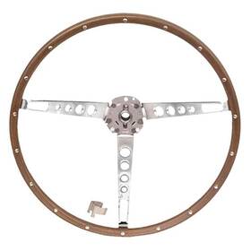 Sw01 Dynacorn For Ford Mustang 1965-1966 3-spoke Deluxe Black Steering Wheel
