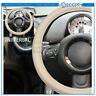 E11601006cp Eccpp Beige Durable Soft Mesh Cloth Car Vehicle Steering Wheel