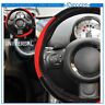 E11601706cp Eccpp Black Red Universal Durable Pvc Leather Car Steering Wheel
