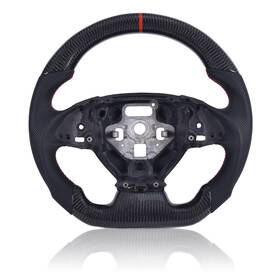 Eassafex 790864941648 Carbon Fiber Steering Wheel For Chevrolet Camaro 2016-2022 D-shaped Flat-bot