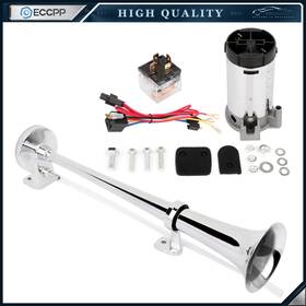 Ec108082cp01 Eccpp Dc12v 130db Single Trumpet Air Horn Compressor Kit For Van Cars Trucks Boats