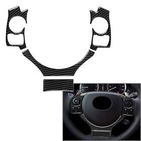 300h Efmotorshop 550753568444 4 Pcs Carbon Fiber Car Steering Wheel Cover Trim Fit Lexus Is250 Nx200 200t