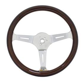 79-4021-7 Empi Dark Classic Wood Steering Wheel 15 X 3 31mm