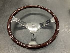 79-4022-0 Empi Aircooled Type 1 Steering Wheel Inch Classic Dark Wood 380mm Prt#