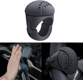 Ml0332beoh Eohmak Car Steering Wheel Booster Spinner Knob 360 Degree Gray-type B