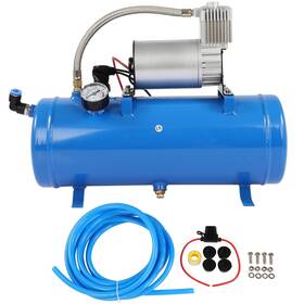 Ew177679a01 Ewaymotor 1.6 Gallon 150 Psi Dc Horns 12v Air Compressor Kit For Train Motorhome