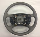 F043000p Ford Mustang Light Gray Leather Wrapped Steering Wheel Oem