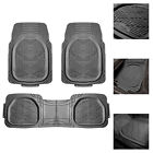 F11323gray Fh Group Deep Dish Rubber Floor Mats Gray 0501132322157