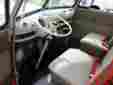 F4in-200ywb Vwispwest.com Vw Type 1 2 3 Bug Bus Ghia Ivory Banjo Steering Wheel With Wolfsburg Button