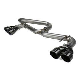 Ffa1.10200.3 Factionfab For Axle Back Exhaust Black Tips Sti 2008-2014 / Wrx 2011-2014