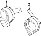 25620jl60a Factory Genuine Infiniti Oem Original Horn