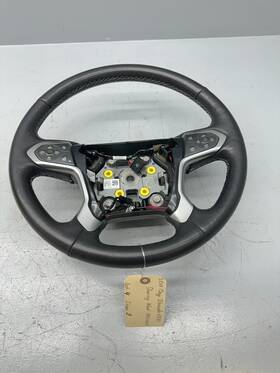 84222937 Factory/oem 2014-2019 Chevy Silverado 1500 Steering Wheel With Heated Pre-crash Black #4