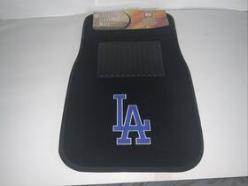 Fm-c17607 Fan Mats Baseball Los Angeles La Dodgers Black Carpet Floor Universal Licensed