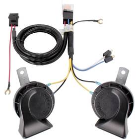 Farbin 791785865327 12v Car Horn Loud Electric Air Train Kit For Truck With Relay Harne
