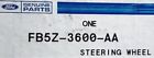 Fb5z3600aa Ford New Oem Genuine Explorer Steering Wheel Assembly