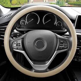 Cifh3001-beige Fh Group For Ram 1500 Classic 19-21 Snake Pattern Silicone Beige Steering Wheel Cover