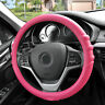 Fh3003pink-a Fh Group Pink Steering Wheel Cover Silicone For Car Suv