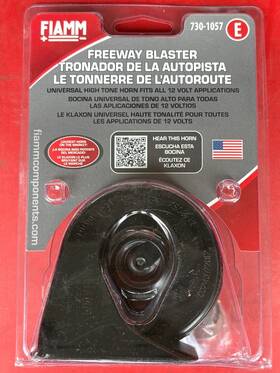 730-1057 Fiamm 664766128226 E High Tone Horn Freeway Blaster 133 Db At 4 Inch Universal All 12v