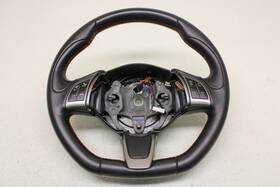 F5u49x8a4bh Fiat 500 Abarth Black Leather Steering Wheel Genuine Oem 2012-2018