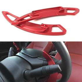 Flashbuyeasy 550723328719 Steering Wheel Shift Paddle Shifter Extension Red Fit Honda Accord 2013-19 2pcs