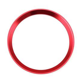 Flashbuyeasyusa 550744772935 Steering Wheel Center Decor Ring Logo Trim For Mercedes Benz C E Cla Gla Glc Red