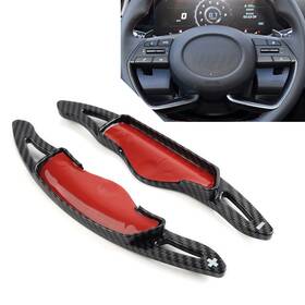 Flashbuyeasyusa 550745926481 Steering Wheel Shift Paddle Shifter Extension For Hyundai Elantra Sonata Black