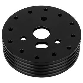 Fl16002at196s Flatroad 1 Inch Black Hub For Grant Apc 6 Steering Wheel To 3 Hole Adapter