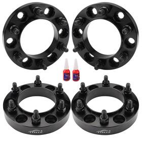 Fy16250 Flycle 6x5.5 Hubcentric Wheel Spacers 1 Inch For 1995-2023 Black