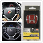 For Honda Red Steering Wheel Type Jdm Emblem Civic Accord