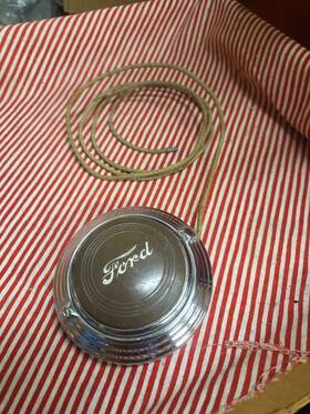 21a-3627 Ford 1942 Steering Wheel Horn Button Original Nice 42