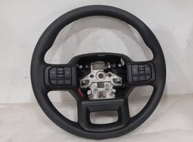235-10409 Ford 2022 2023 F150 Black Steering Wheel With Radio And Cruise Control Oem
