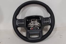 235-10668 Ford 2022 F150 Lightning Black Leather Steering Wheel Oem