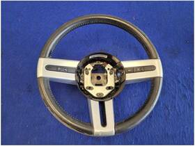 235.fd1h08 Ford 2005-2009 Mustang Gt Front Driver Steering Wheel Dash Worn Leather 2796