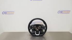 235.fd1i24 Ford 24 Mustang Gt Mt Heated Steering Wheel With Controls Black Leather