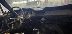 238.fd1k67 Ford Steering Column Floor Shift Black Fits 1967 Mustnag 1174465