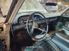 238.fd1s64 Ford Steering Column Floor Shift Blue Fits 1964 Galaxie 1302108