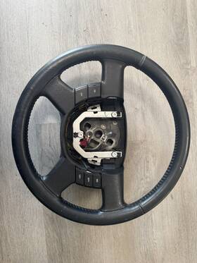 2401-502-ad Ford 2004 - 2011 Black Explorer Or Ranger Leather Steering Wheel Oem