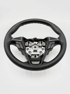 2455766 Ford 2014-2020 Fusion Se Hybrid 2.0l Driver Steering Wheel Black Leather Oem