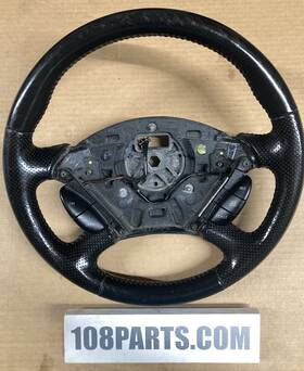 2m5t-9e740-bb Ford 2002 2003 2004 Focus Svt Leather Steering Wheel 02 03 04 Genuine Oem